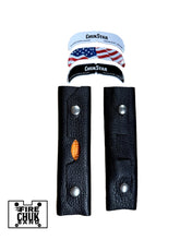 Load image into Gallery viewer, Fire ChukBand™ Headgear Wrap- Padded Elk Leather- For CAIRNS® Headgear - ChukStar Leather