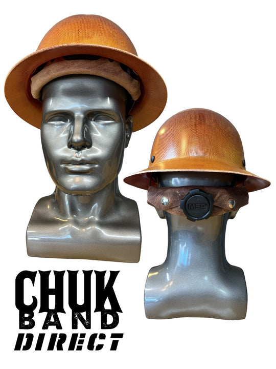 ChukBand™ Direct - Padded Elk Leather Headgear Wrap - ChukStar Leather