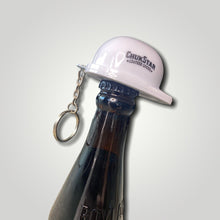 Load image into Gallery viewer, ChukStar Hard Hat Bottle Opener Keychain - ChukStar Leather

